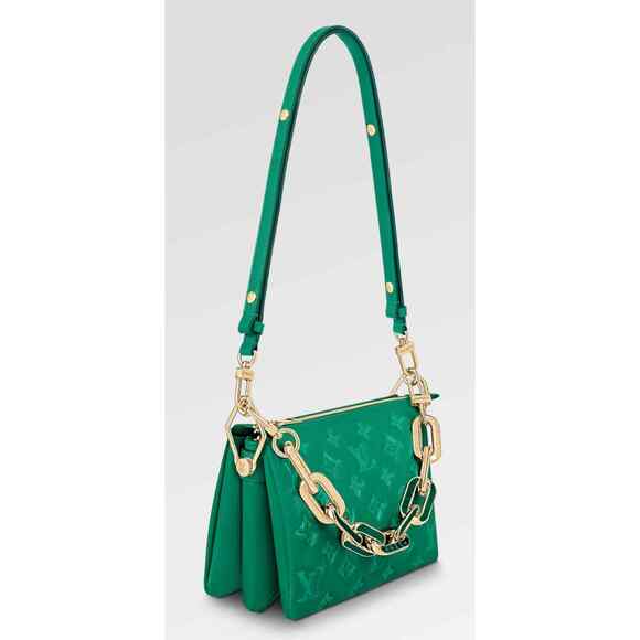 Louis Vuitton Coussin BB Emeraude Green Monogram Chain Shoulder Crossbody Bag - Picture 5 of 10